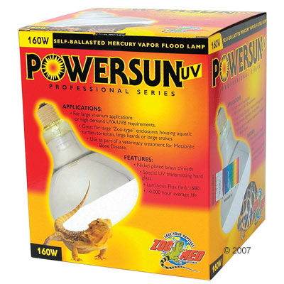 Uv Lamps - Zoo Med PowerSun UV - 160 W
