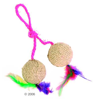 Jute Balls with Catnip - 2 pc.