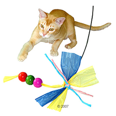 Flying Butterfly Cat Toy - 1 piece