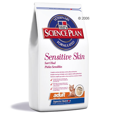 Feline And Sensitive Skin - Hill's Feline Sensitive Skin Adult - 400 G